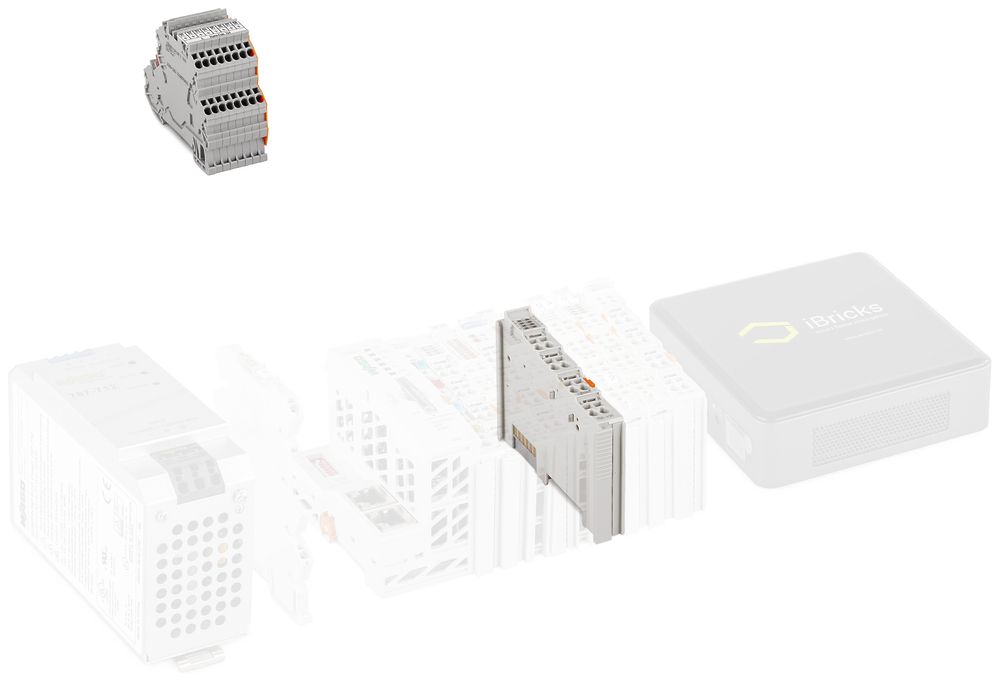 Kit d'extension API WAGO "alarme 24V", entrée binaire 8-canal, 24V