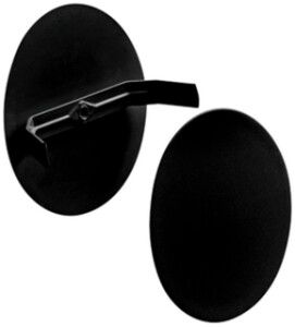 Deckenrosette HSB Weibel Ø85×1mm Kunststoff schwarz