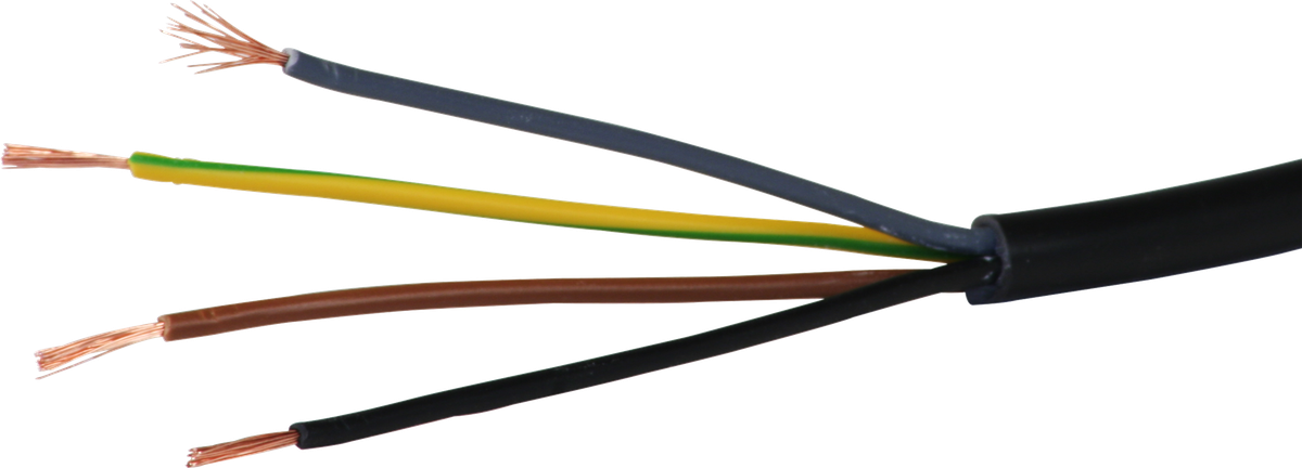 Câble Td 5×0.75mm² 3LNPE noir Eca