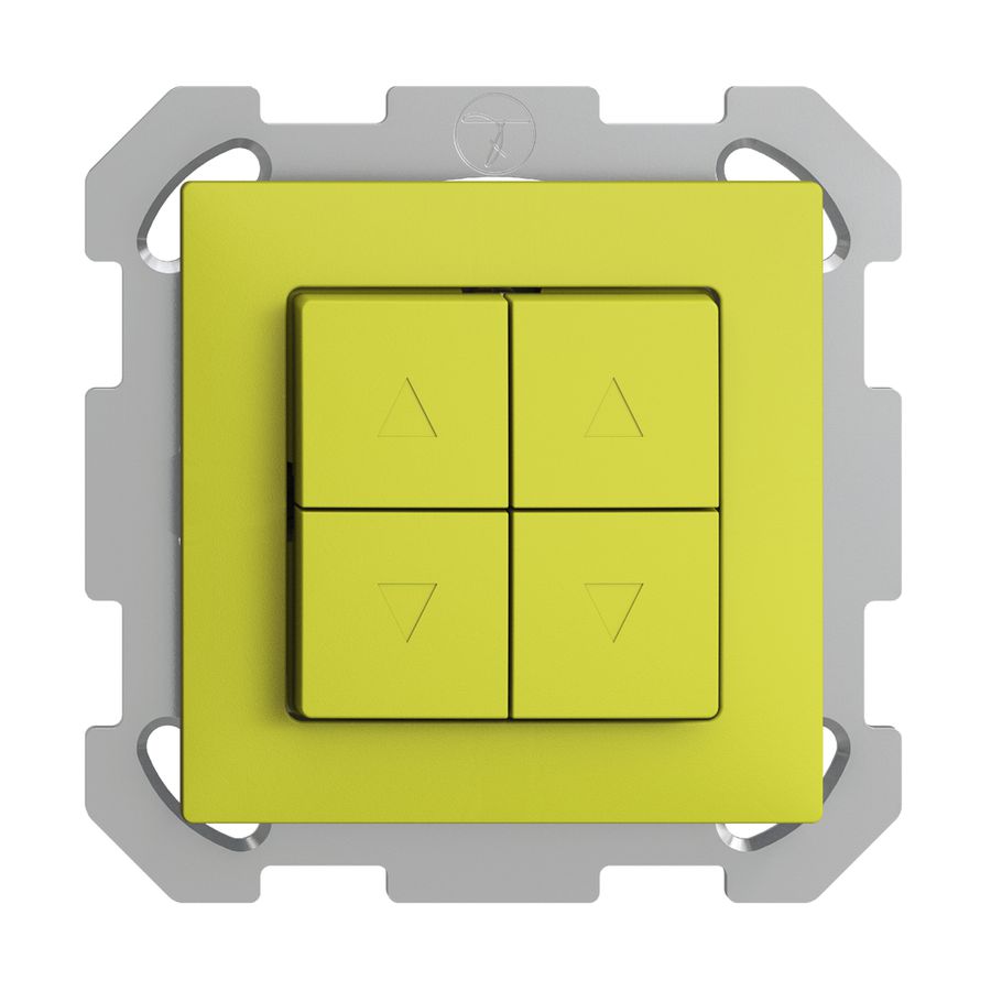 UP-Storentaster EDIZIOdue FM lemon 2-Kanäle