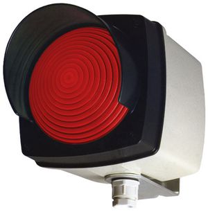 Signalleuchte Wunderli SIWA, 230VAC, LED, Linse rot, IP65