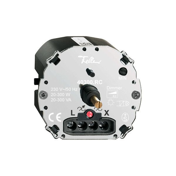 Inserto regolatore FH 20…300W illuminabile ritardo fase discendente