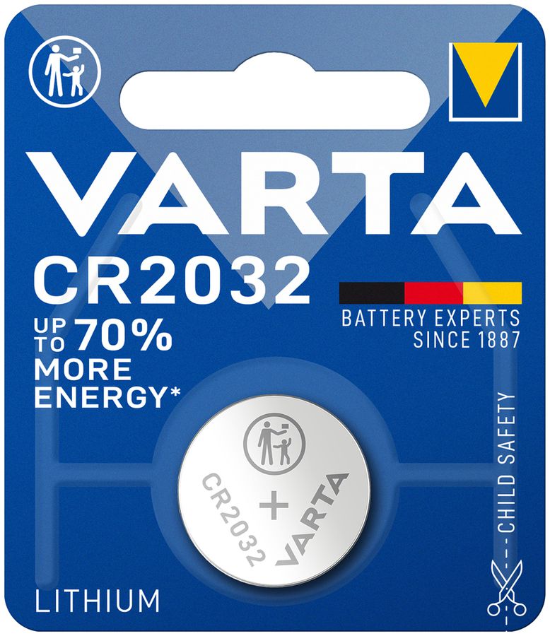 Knopfzelle Lithium VARTA Electronics CR2032 3V Blister à 1 Stück