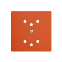 Plaque frontale 2×T12 orange EDIZIOdue