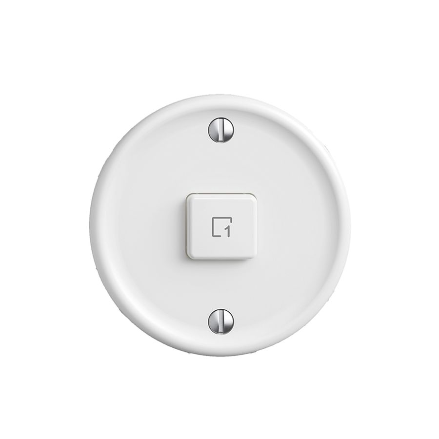 Kit recouvrement pour poussoir scène 1 scène/1T Sdue Wiser blanc