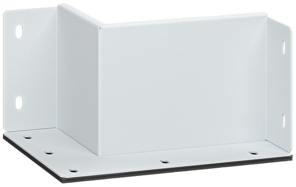 Montagewinkel Hager zweiseitig 100×150mm weiss pulverbeschichtet