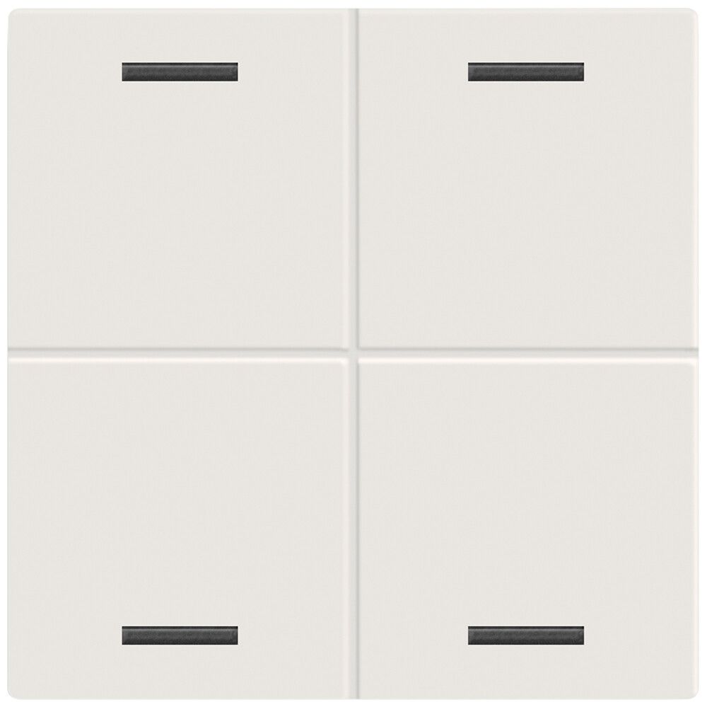 Wippe MDT BE-TAL60W411.01 1T/4B f.Sensortasten weiss matt "neutral"