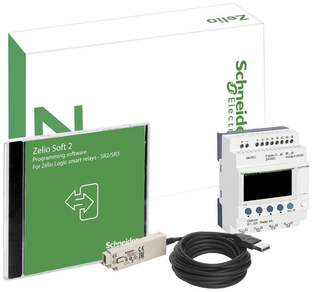 Steuerungsmodul Set Zelio II compact 24V, SR2B121BD