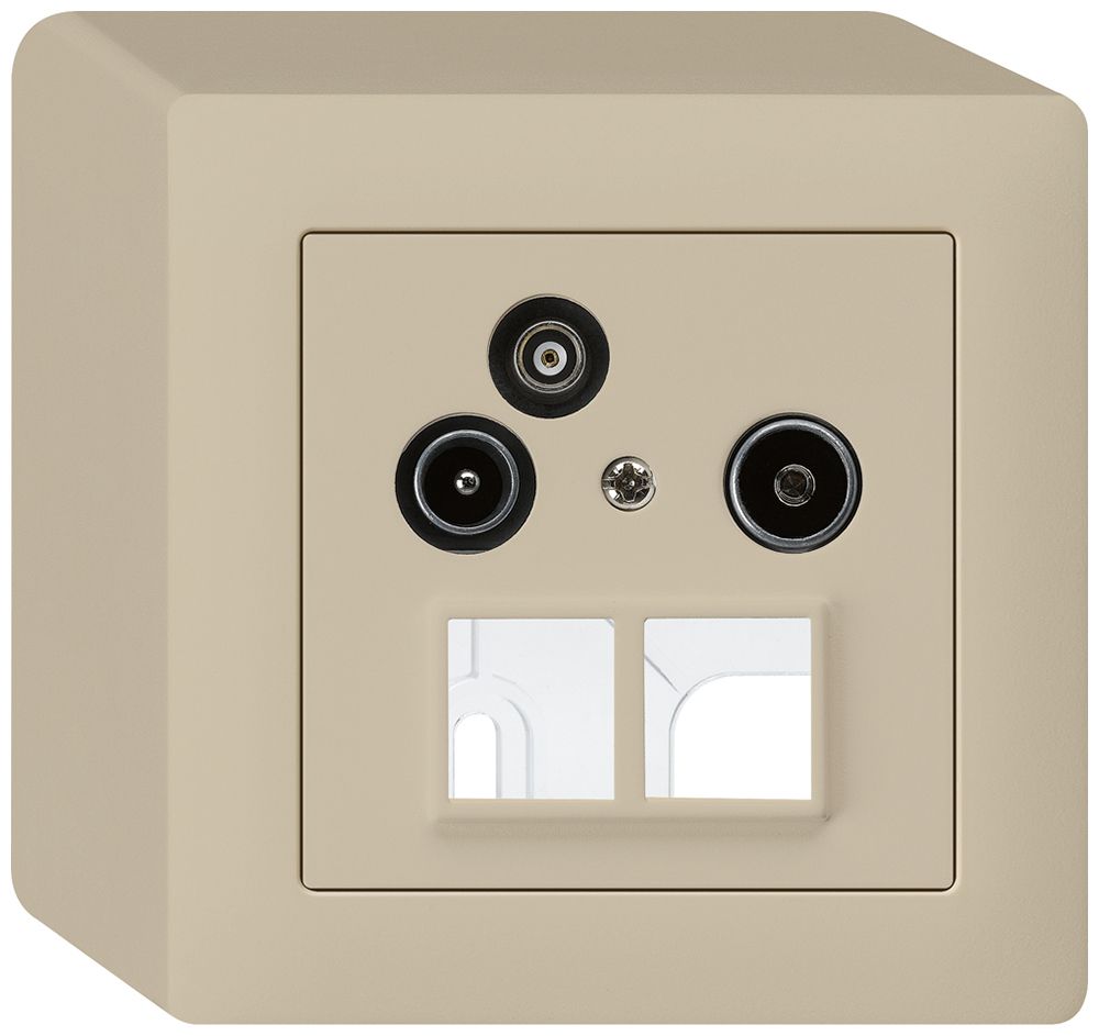 AP-Antennendose R/TV-Daten HMS kallysto 19dB beige