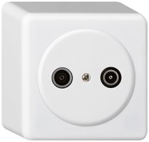 AP-Antennendose basico TV-R 10.5dB 2GHz weiss