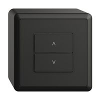 Station secondaire AP 1K/2T pour interrupteur stores Edue Wiser noir