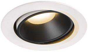 Downlight LED SLV NUMINOS MOVE XL 37.4W 3300lm 2700K 40° REG Ø190×118mm bi/ne