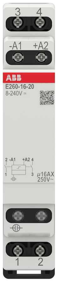 Schrittschalter ABB E260-16-20 1TE 8…240VUC/16A 4000W 2S