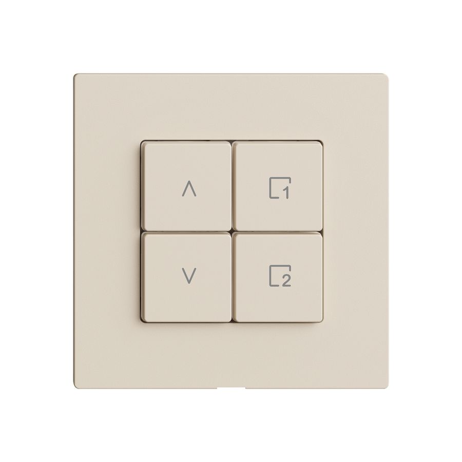 Comando per interruttore tapparelle EDIZIOdue Wiser 1c 4t cr