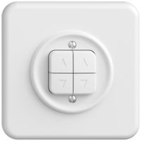 UP-Storentaster STANDARDdue SNAPFIX® 10A 250V 4 Tasten 2 Kanäle ws