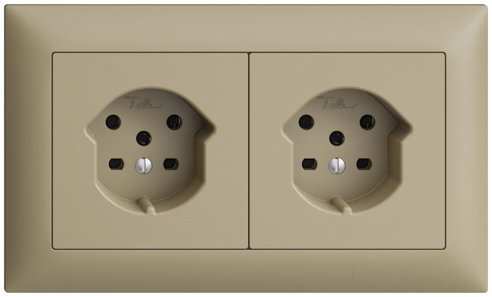 UP-Kombination I-I EDIZIOdue 2×T15 horizontal sand