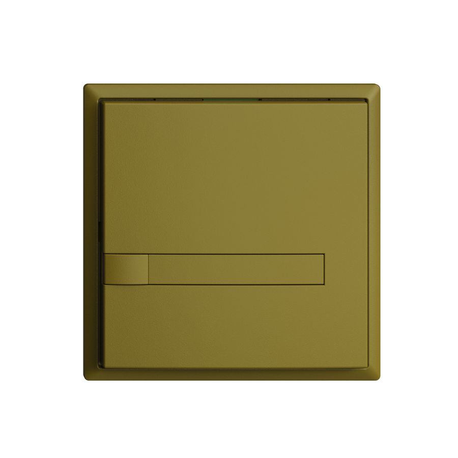 Poussoir KNX RGB EDUE, 250mW, s.LED, a.insert papier, 1×poussoir, 1×touche, ov