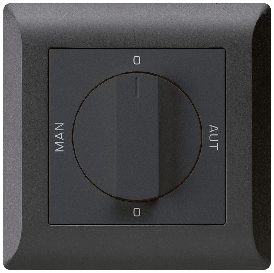 UP-Drehschalter 0-Hand-0-Aut. kallysto.line 2/1L schwarz mit Drehgriff