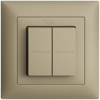 Funktaster Smart Light Control Feller EDIZIOdue FMI, Philips Hue 4K/2T, sand