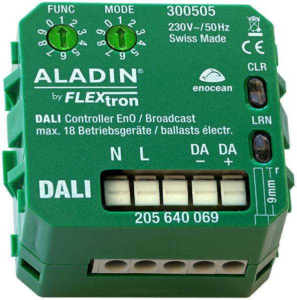 EB-RF-Controller ALADIN EnO, DALI Broadcast, 230V, EnOcean, ≤18 Teilnehmer