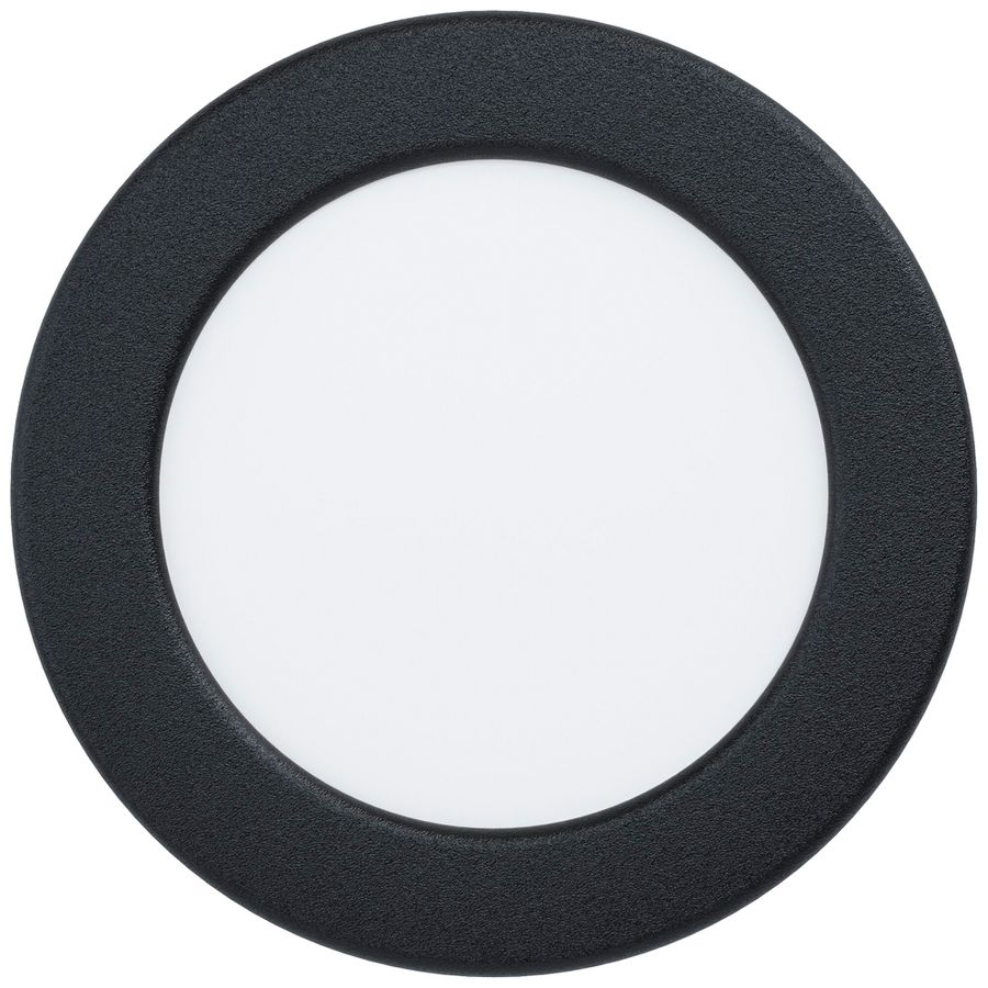 Downlight LED Eglo FUEVA 5W 0…620lm 2700…6500K IP44 REG Ø120×40mm nero