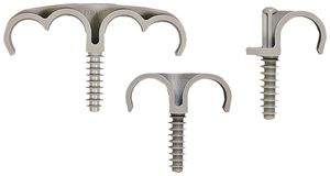 Brida tubo Fix Ring 16mm grigio chiaro