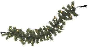 Lichterkette System LED Extra, 6×0.28m, schwarz, 8W, 100 LED, warmweiss