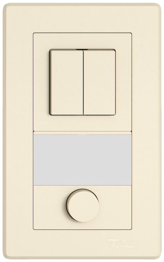 UP-Kombination EDIZIO.liv SNAPFIX® 2×1 156×96mm Schema 1/3+3/1L+Schliesser crema