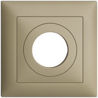 UP-Frontset EDIZIOdue sand 88×88mm für Schlüsselschalter