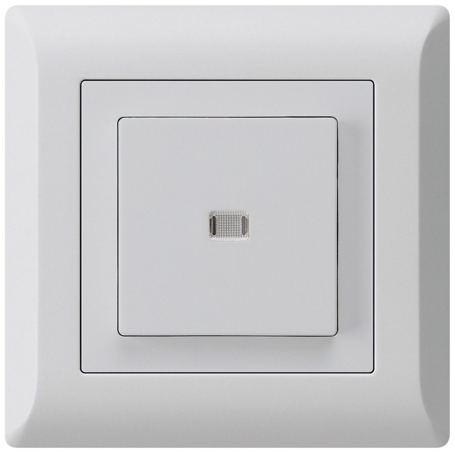 UP-Leuchtdruckschalter kallysto.line 6/1L hellgrau