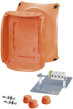 Boîte de dérivation AP Hensel 5 pôles 1.5…10mm² orange
