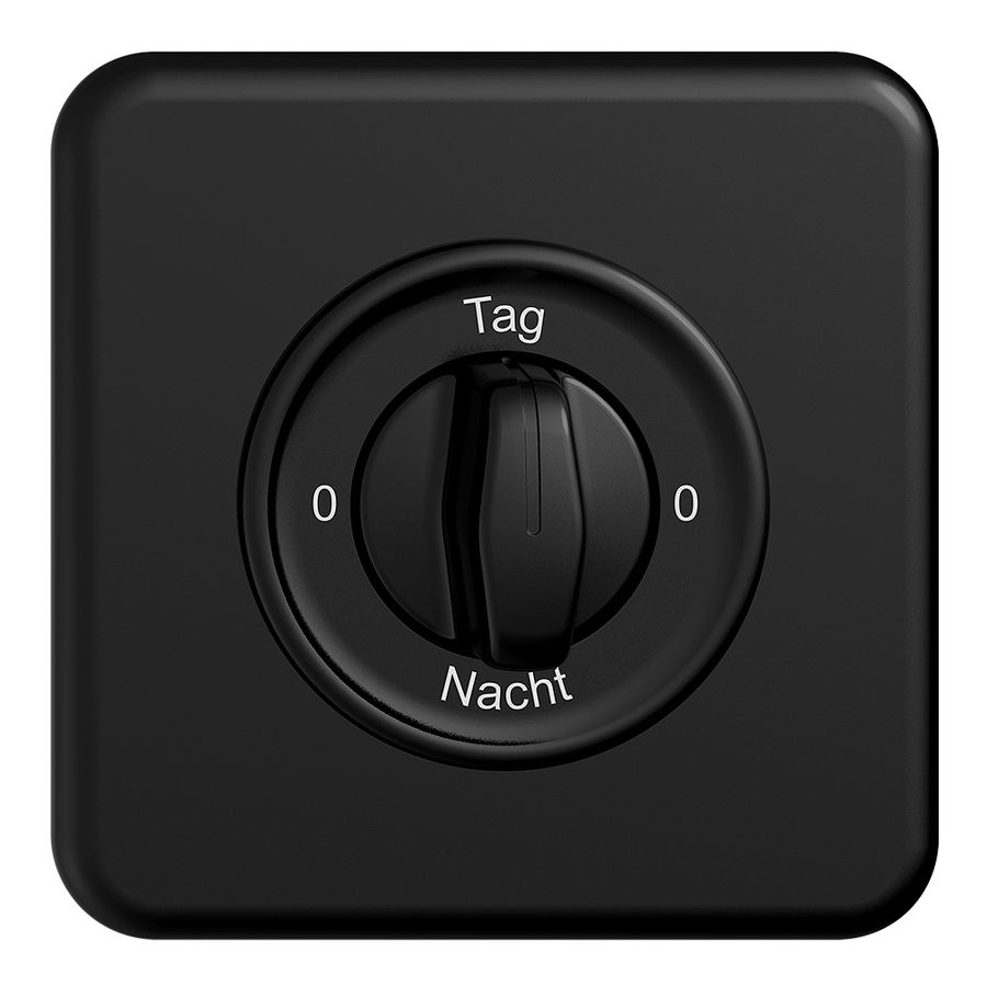 Kit front.0-Tag-0-Nacht STANDARDdue nero 90×90mm per interr.rot