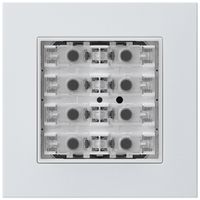 Poussoir KNX ENC KPR p.8×touches 8×points actionnables LED blanc