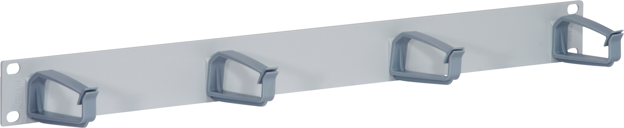 Plaque guide-câbles 1UH 19" gris R&M