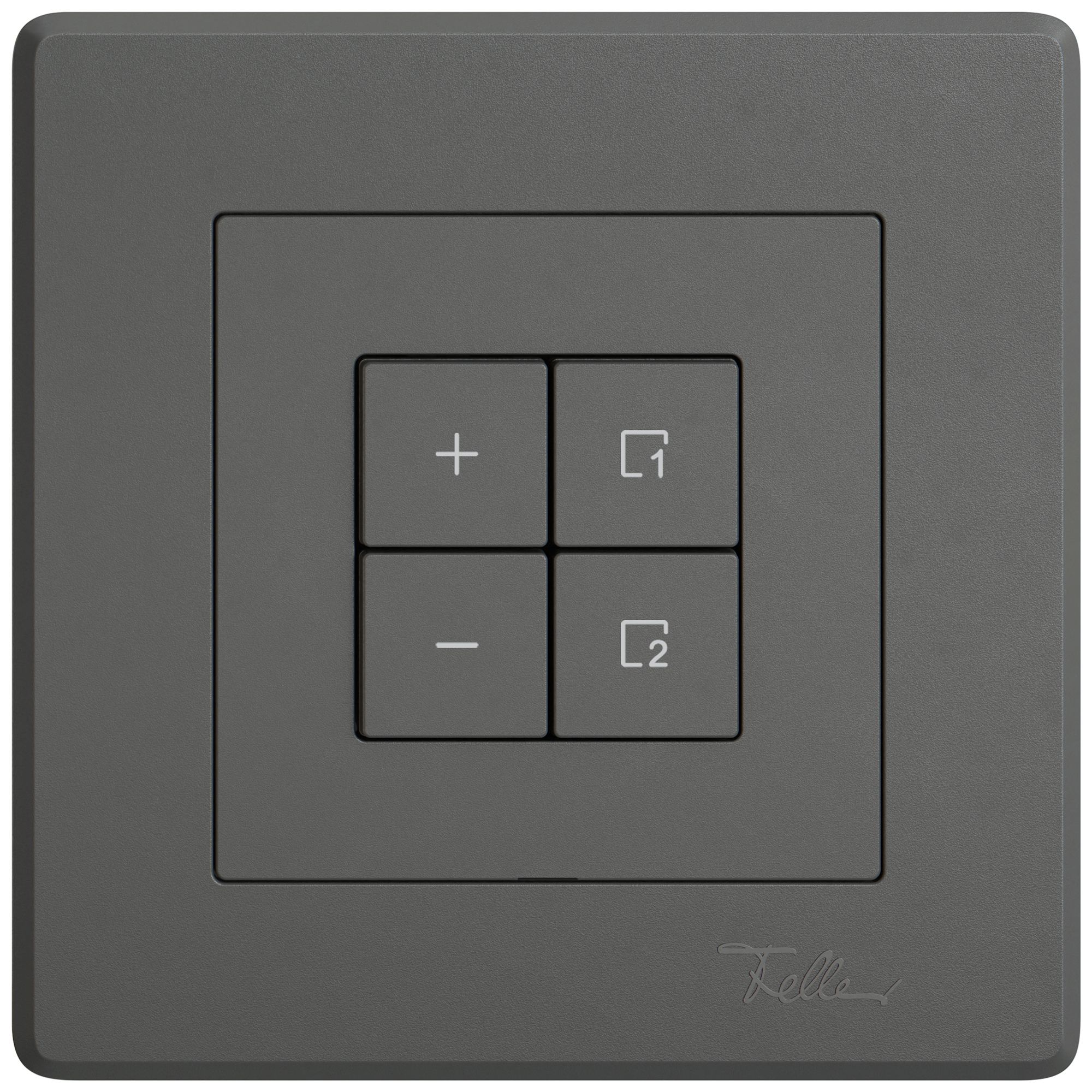 Variateur Uni-LED ENC EDIZIO.liv Wiser SNAPFIX® 1 scène 4 touches WLAN grf