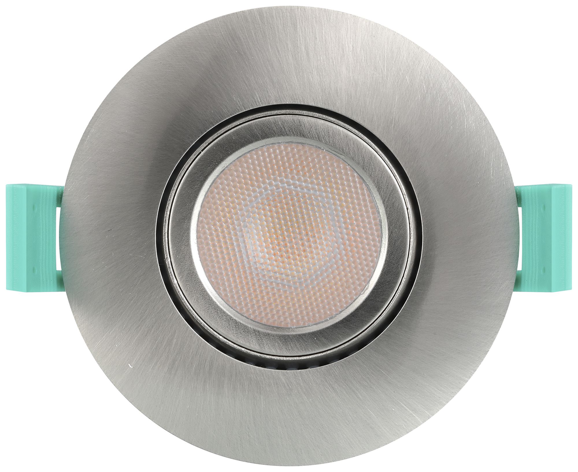 LED-Downlight Sylvania OBICO 5.4W 530lm 927/930/940 IP65 38° DIM Ø81mm Silber