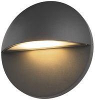 LED-Wandleuchte SLV LID II 15W 800lm 2700/3000K IP65 DIM Ø220mm anthrazit