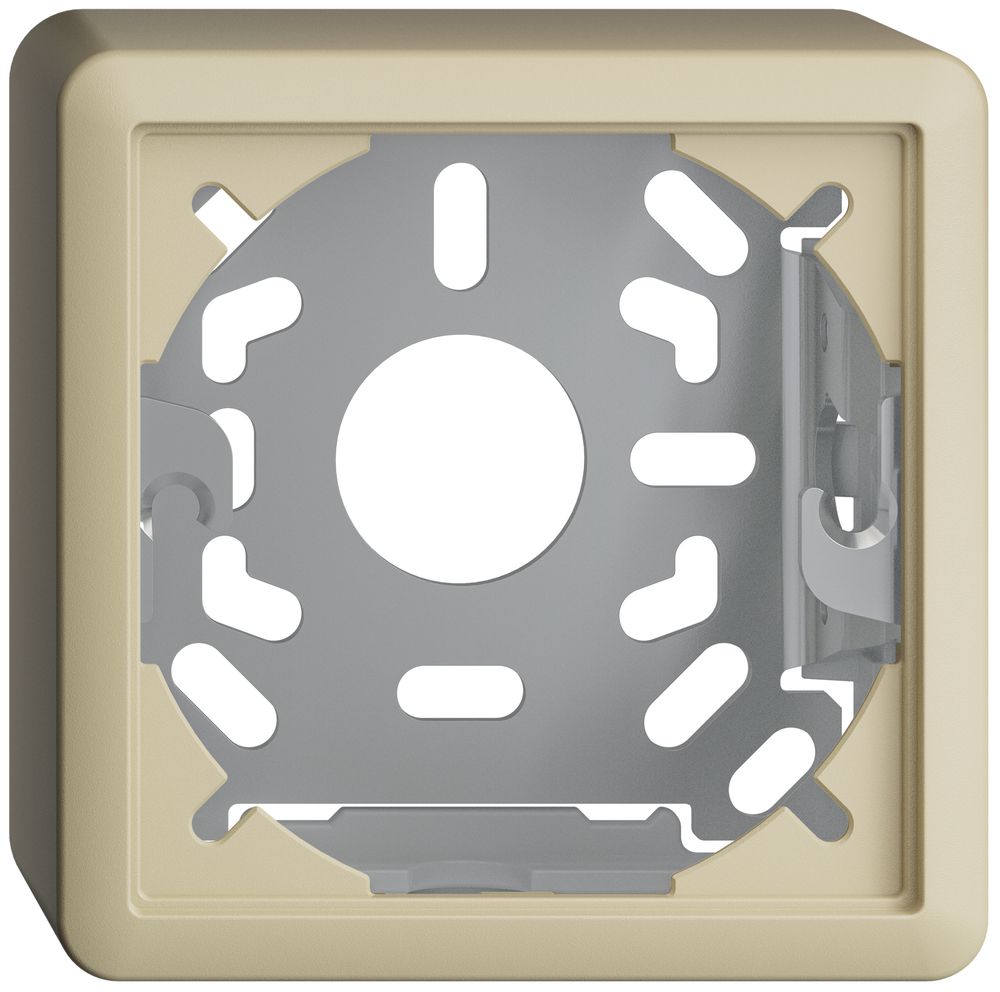 Kappe mit Grundplatte 39mm EDIZIOdue vanille