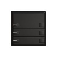 Pulsante universale EDIZIO.liv UNI SNAPFIX® c.LED RGB 6× com.1T ne