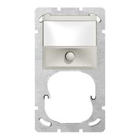 Combinazione INC EDIZIOdue suoneria +vuoto grigio chiaro