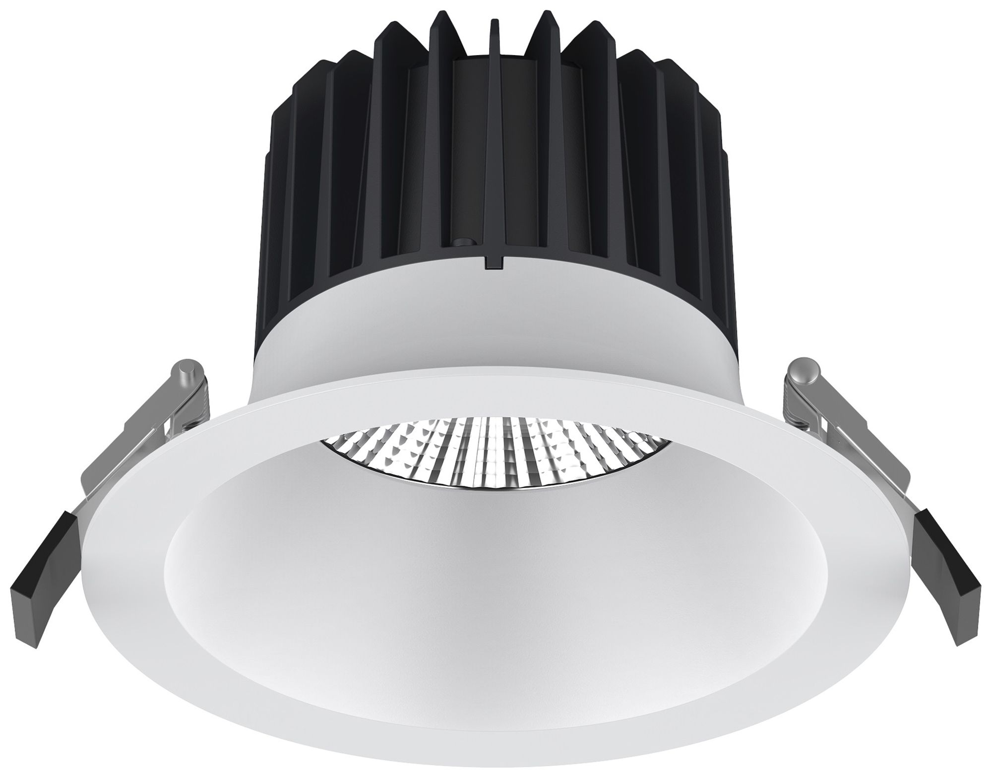 EB-LED-Spot maxLUCE ATMO 150 18W 1860lm 3000…4000K IP44 1-10V DALI2 Ø150mm weiss