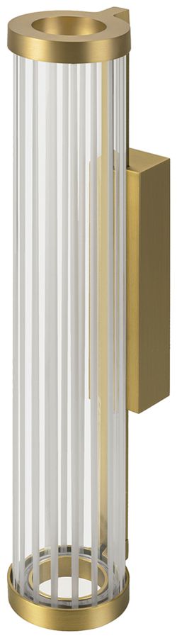 Applique LED SLV QUIMERA 8.2W 320lm 927/930 REG Ø76×413mm ottone