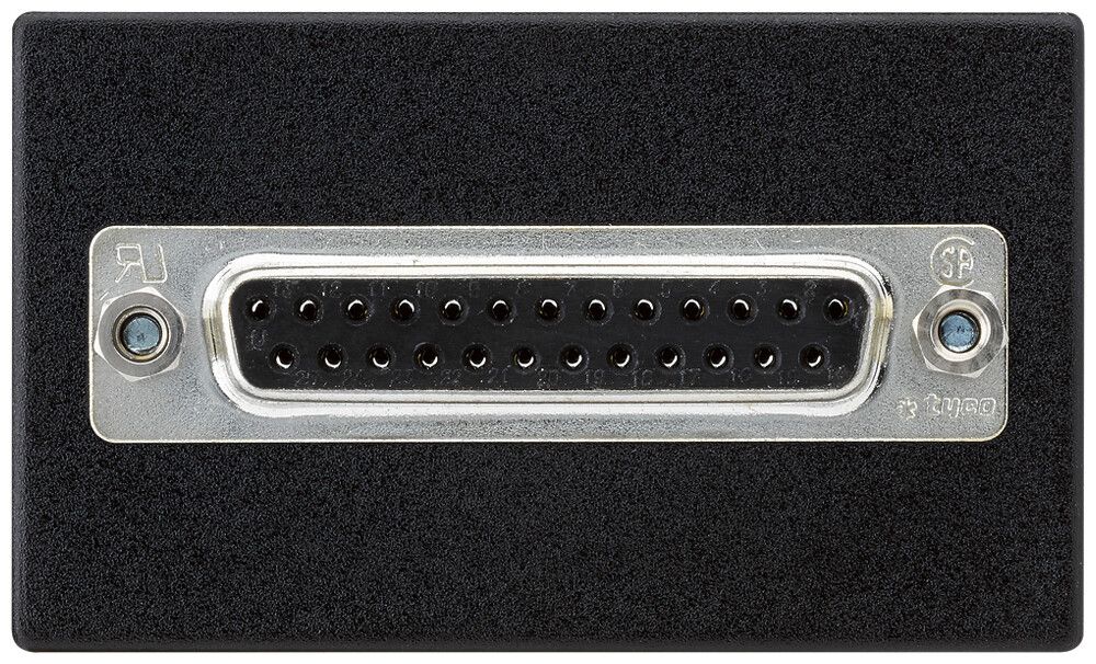 EB-Montageset Sub-D25L FLF 3/5 schwarz