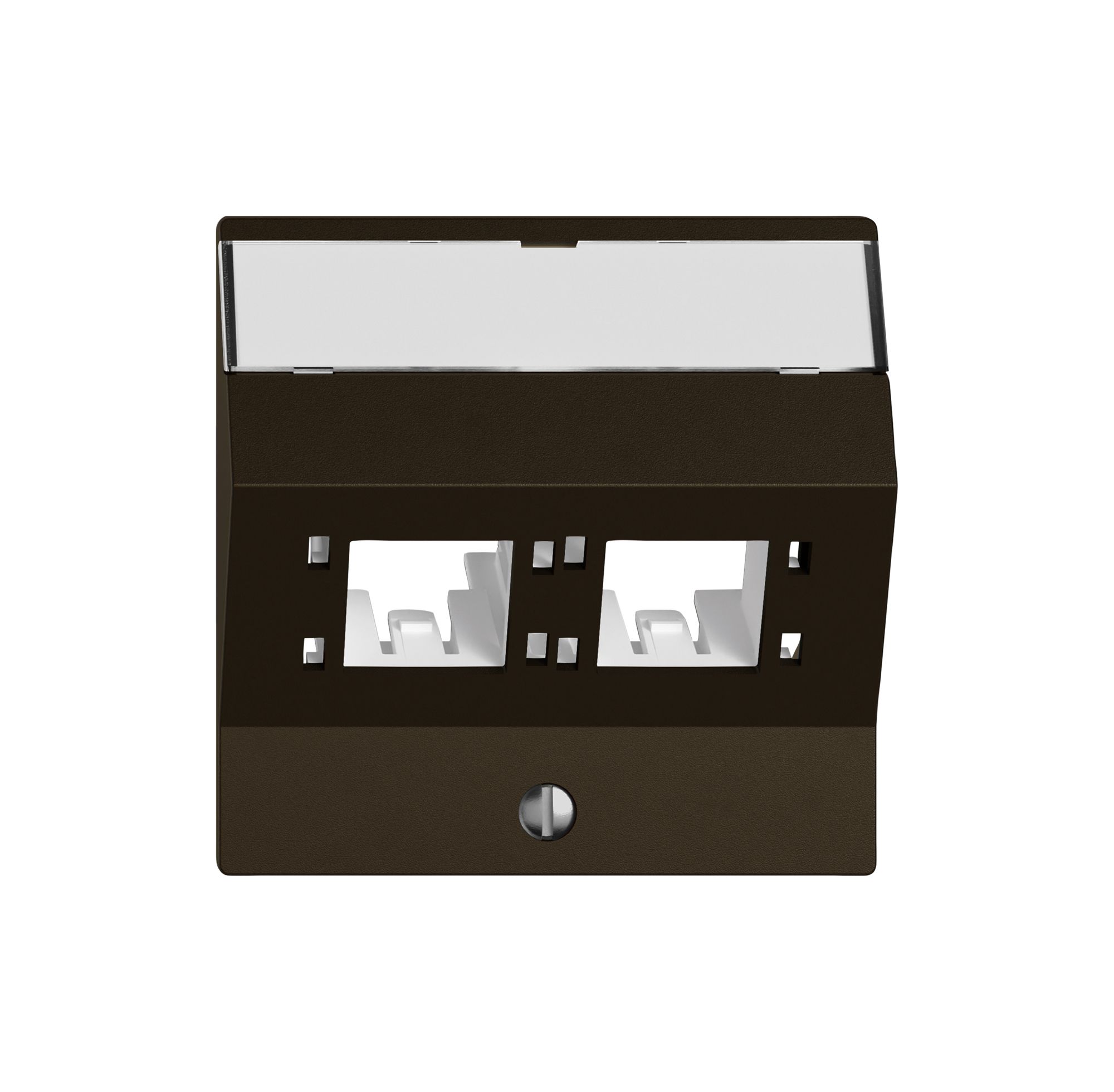 Montageset EDIZIO.liv SNAPFIX® für freenet Kat.6A Adapter 2× br