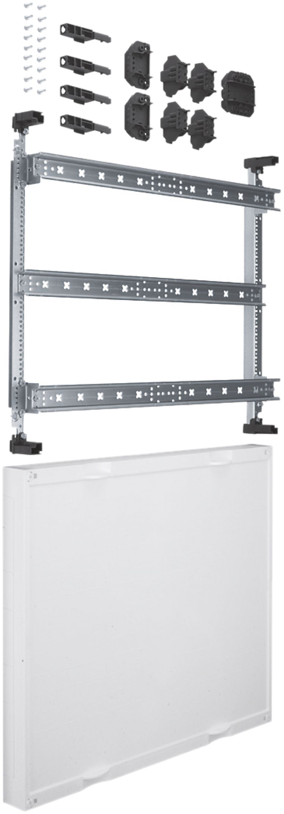 Kit Hager univers N 450×500mm pour bornes horizontal