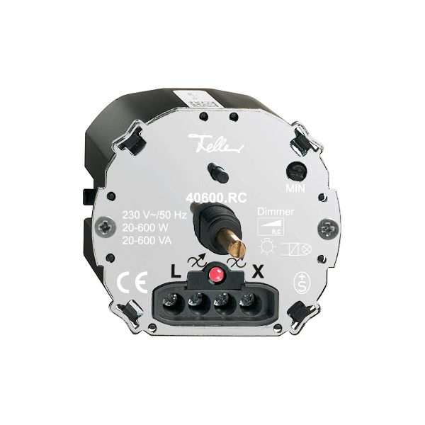 Einsatz Drehdimmer FH 20…600W beleuchtbar Phasenabschnitt