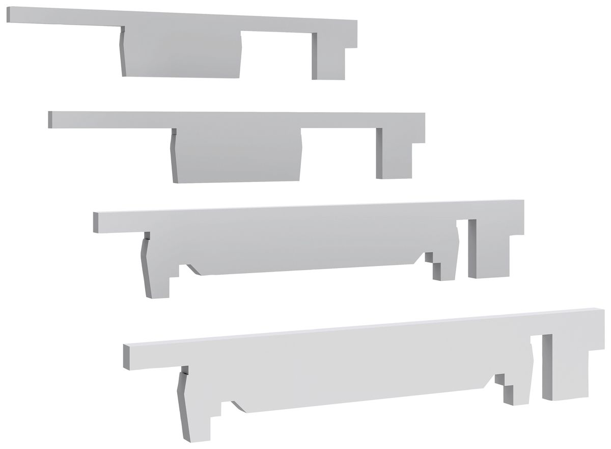 Abschottung Schneider Electric PrismaSeT XL 21×123×4mm Kunststoff