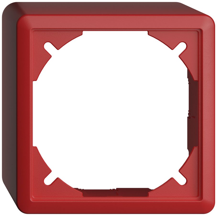 AP-Kappe EDIZIOdue 1×1 74×74×54mm rot