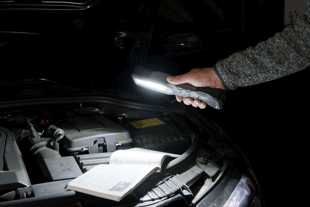 Baladeuse LED à accu Brennenstuhl HL 1000 A 6500K 1000+200lm 3.7V 4.4Ah 24h