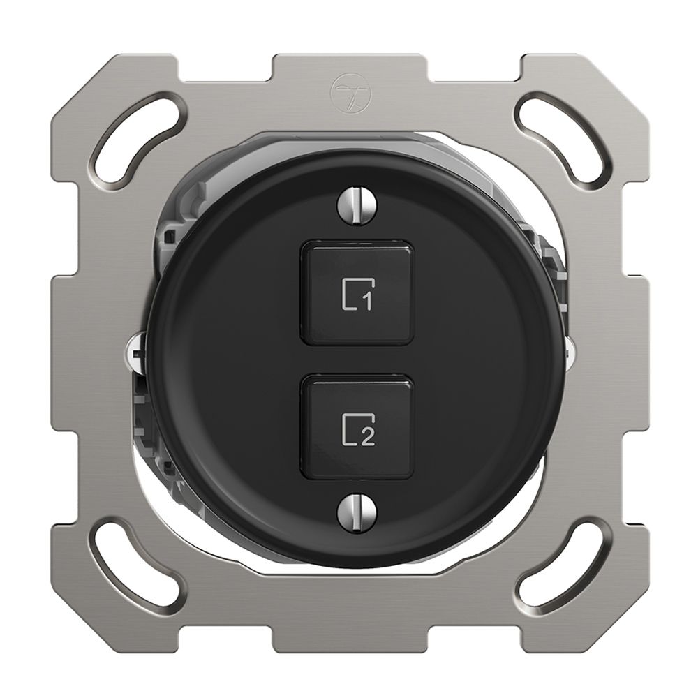 Poussoir scène ENC 2 scènes vertical/2T Sdue Wiser noir